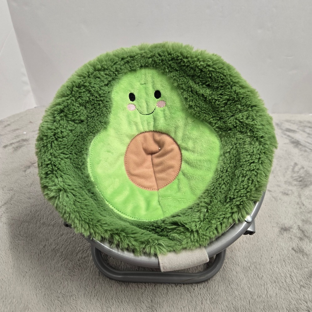 Doll Avocado Folding Saucer Chair Mini Plush Green Fruit Character Seat